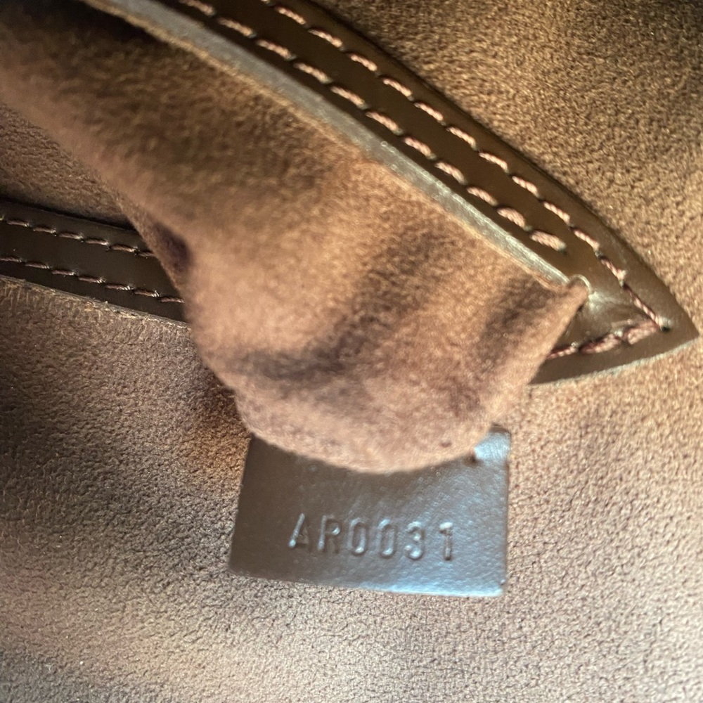 LOUIS VUITTON Moka Brown Epi Leather Alma PM Bag - Picture 11 of 14